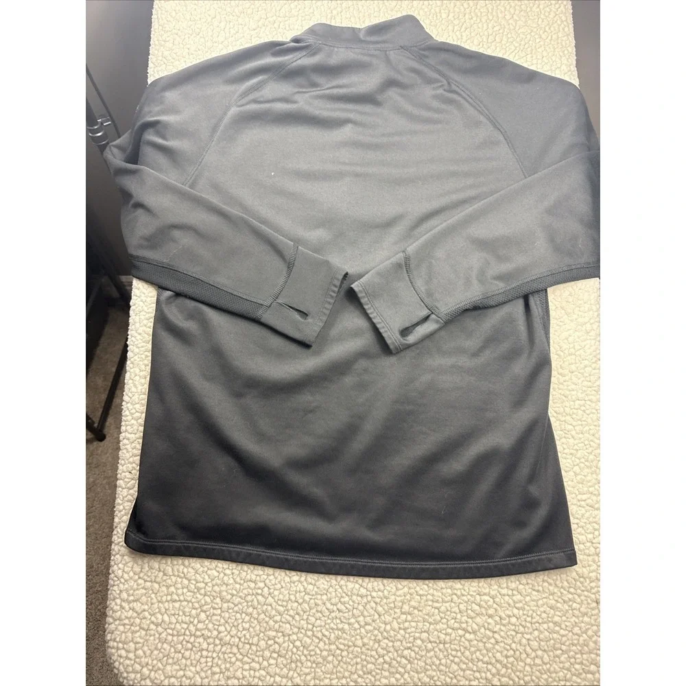 North Face Flight‎ Series Black 1/2 Zip-Up Fleece Pullover Men's Large Nice EUC